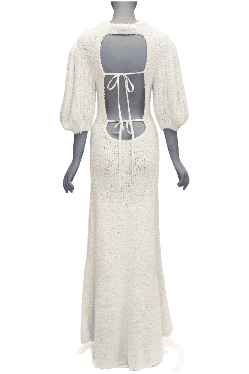 Cecilie Bahnsen Latifa Ecru Silk Never worn, with tag - Front View