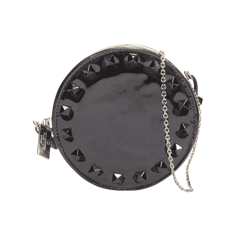Valentino Garavani Spray Painted Box Bag Black Very good condition - Front View
