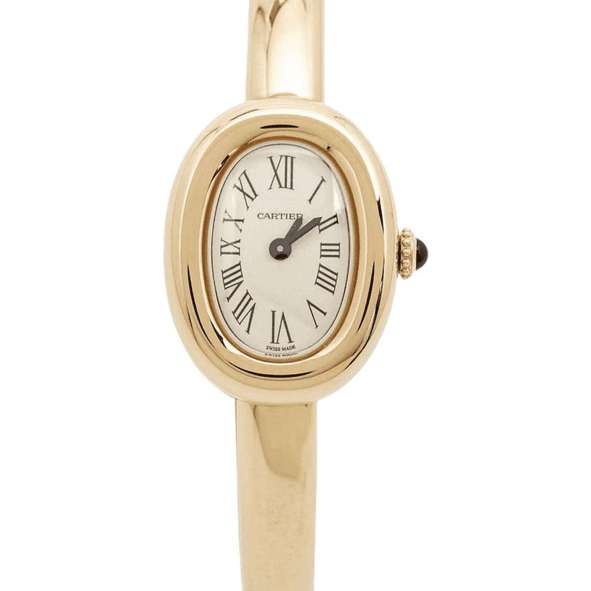 Cartier Baignoire Gold Very good condition - Front View