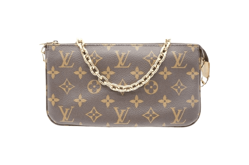 Louis Vuitton Pochette Accessoires Monogram M82766 Brown Canvas Good condition - Front View