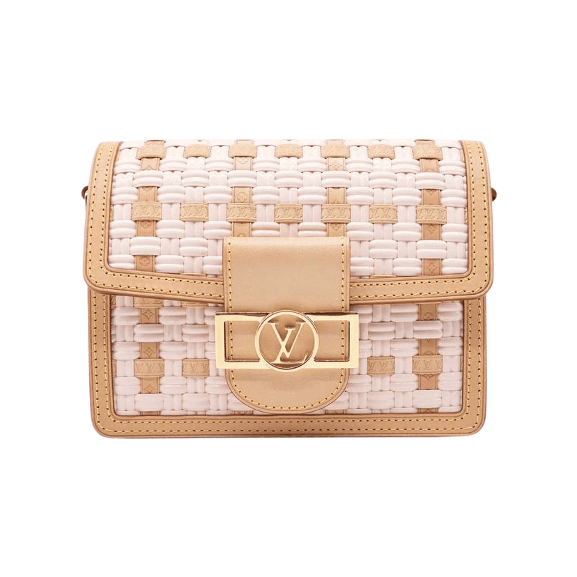 Louis Vuitton MM Dauphine In Pink and Beige Pink Good condition - Front View