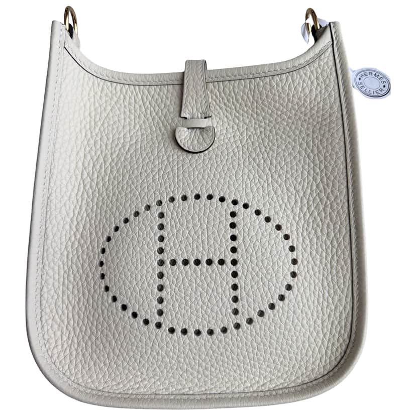 Hermès Hermes original leather bag Beige Leather Never worn - Front View