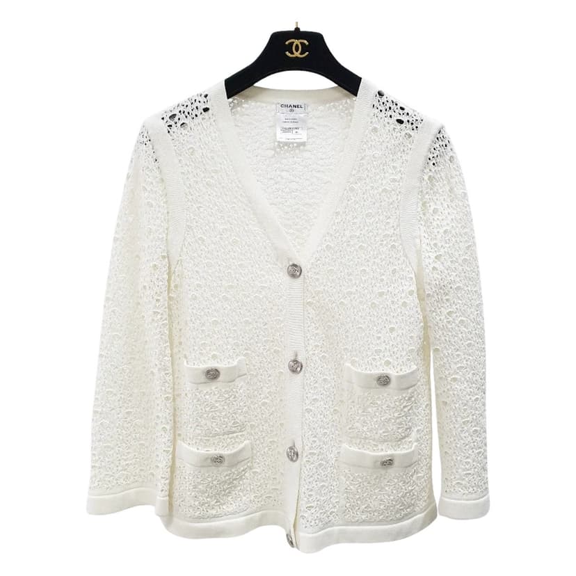 Chanel Crochet Cardigan Button Up