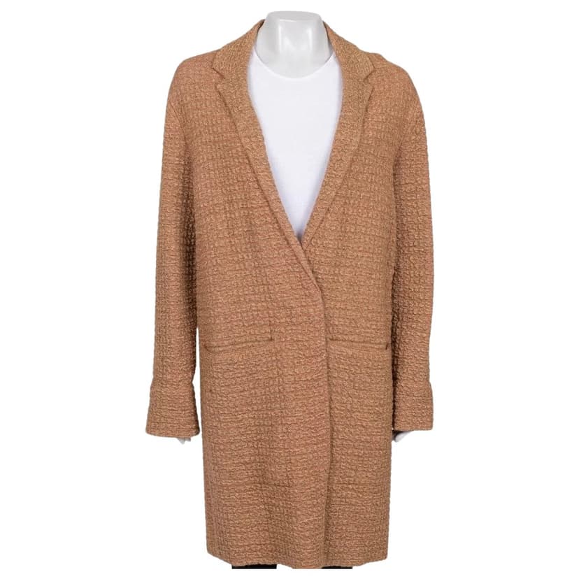 Sonia Rykiel Mixed Knit Button Up Cardigan,