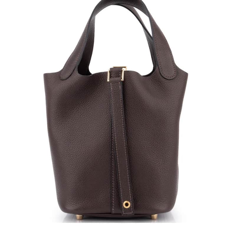 Hermès Picotin Brown Leather Never worn - Front View