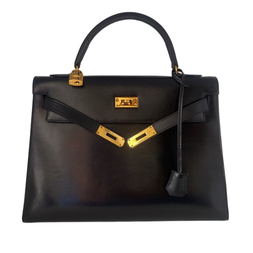 Hermès Kelly 32 Sellier Black
