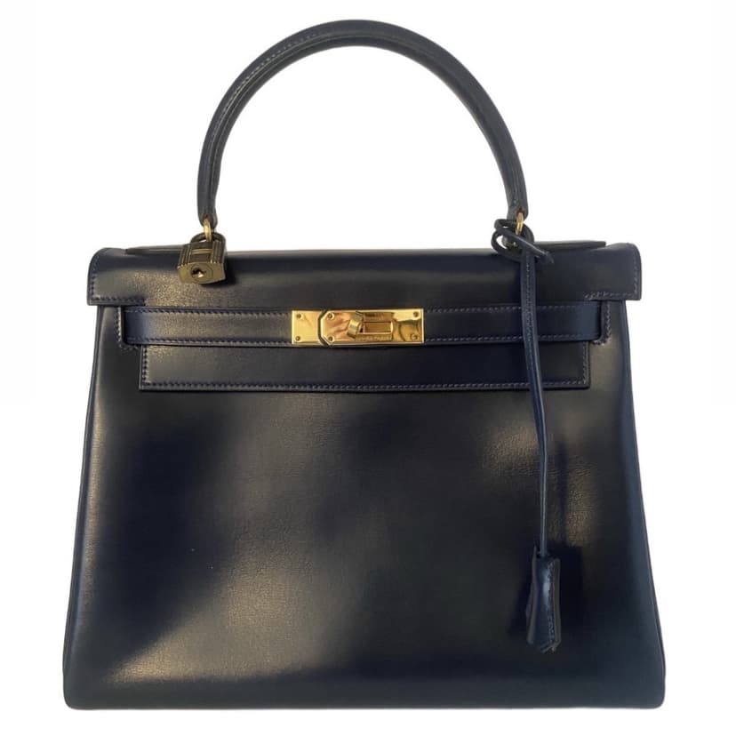 Hermès Kelly 28 Midnight Blue