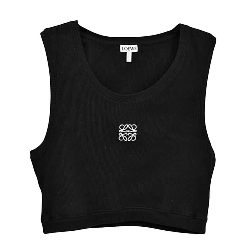 Loewe Loewe X Anagram Cropped Black Cotton Never worn, with tag - Front View