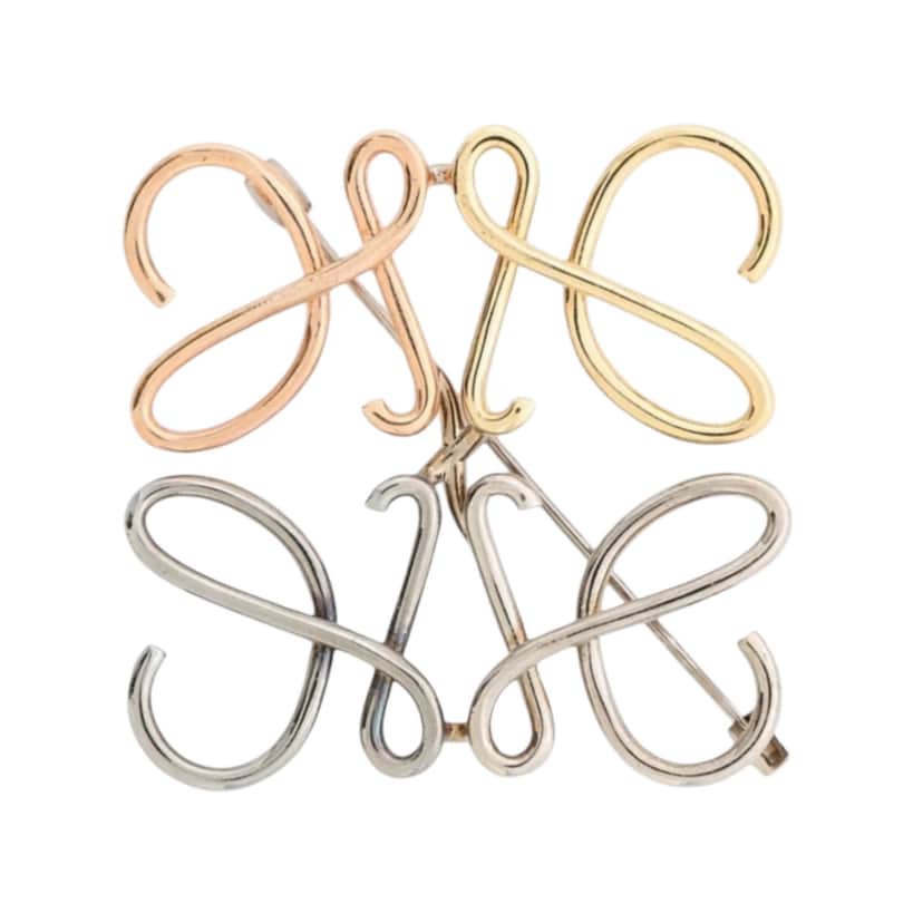 Loewe Loewe X Anagram Brooch Other Stainless steel Never worn, with tag - Front View