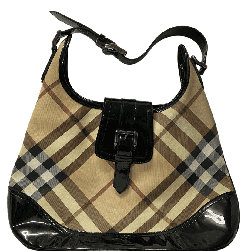 Burberry Brooke Hobo Black Metal Good condition - Front View