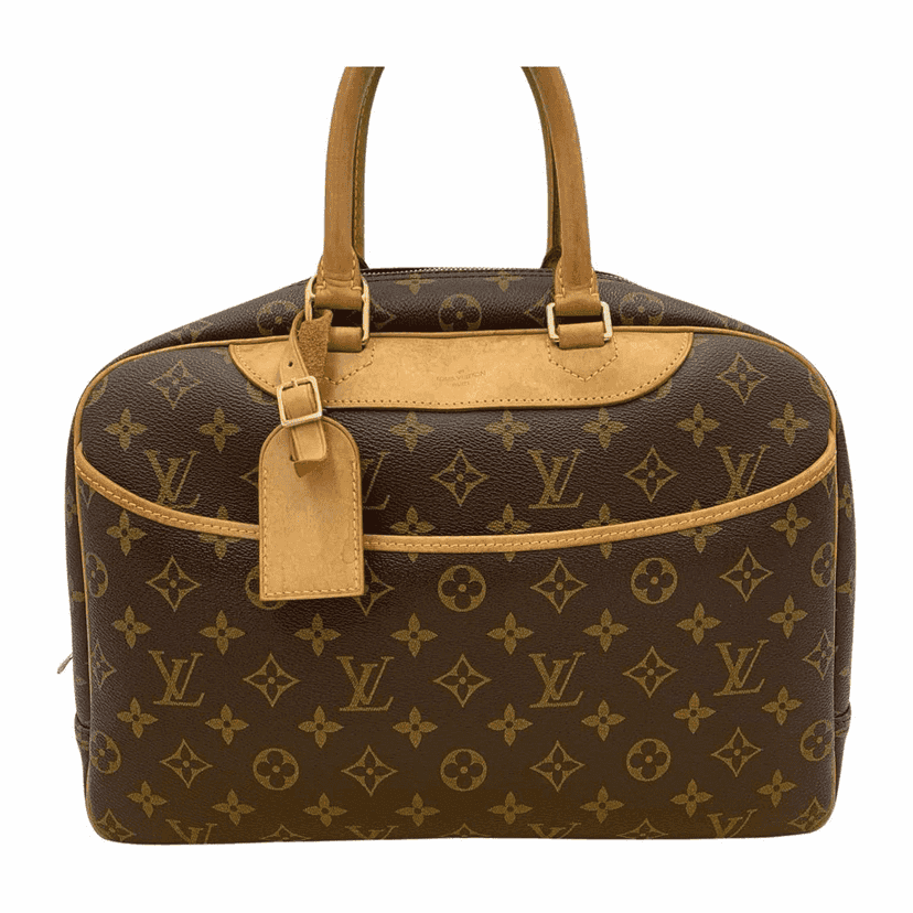 Louis Vuitton Deauville Brown Canvas Leather Very good condition - Front View