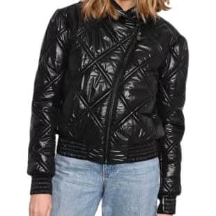 Chanel Down jacket Black Very good condition - Front View
