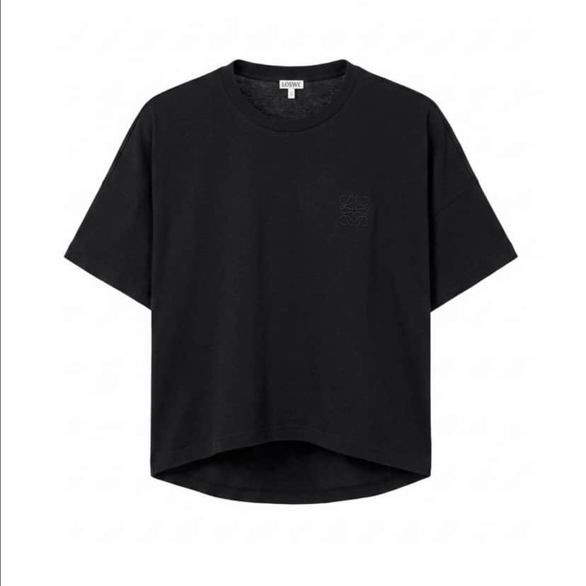 Loewe Loewe T-shirt Oversize Black Cotton Never worn, with tag - Front View
