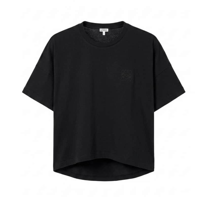 Loewe Loewe T-shirt Anagram Black Cotton Never worn, with tag - Front View