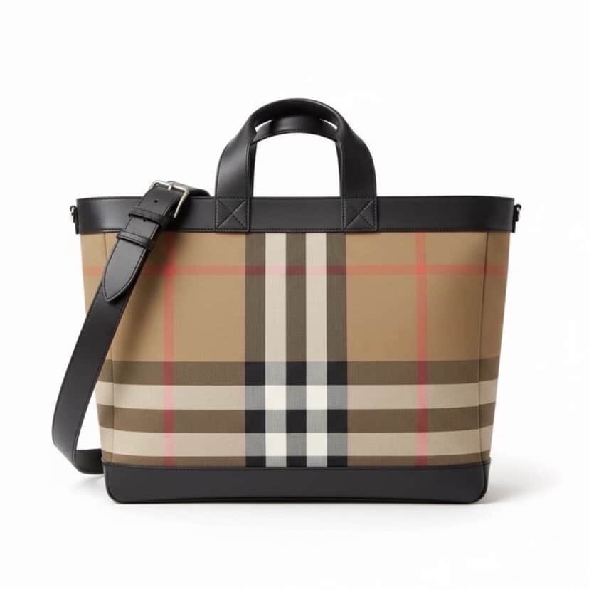 Burberry Burberry Ormond Tote MultiColor Canvas Never worn, with tag - Front View