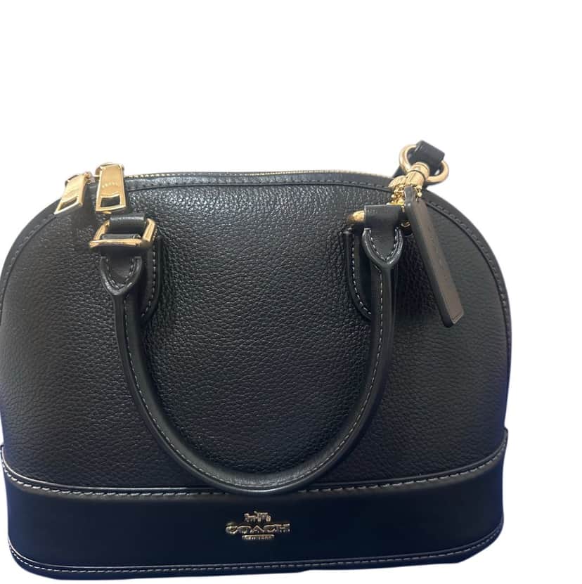 Coach Stylish Coach Black Leather Very good condition - Front View