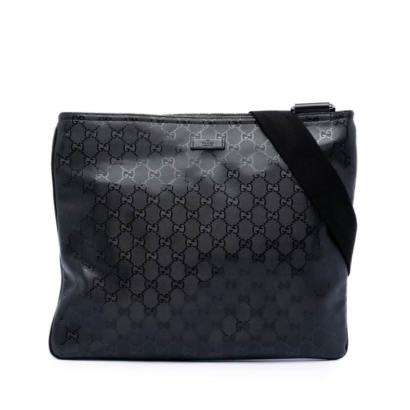 Gucci GG Imprime Crossbody Black Very good condition - Front View