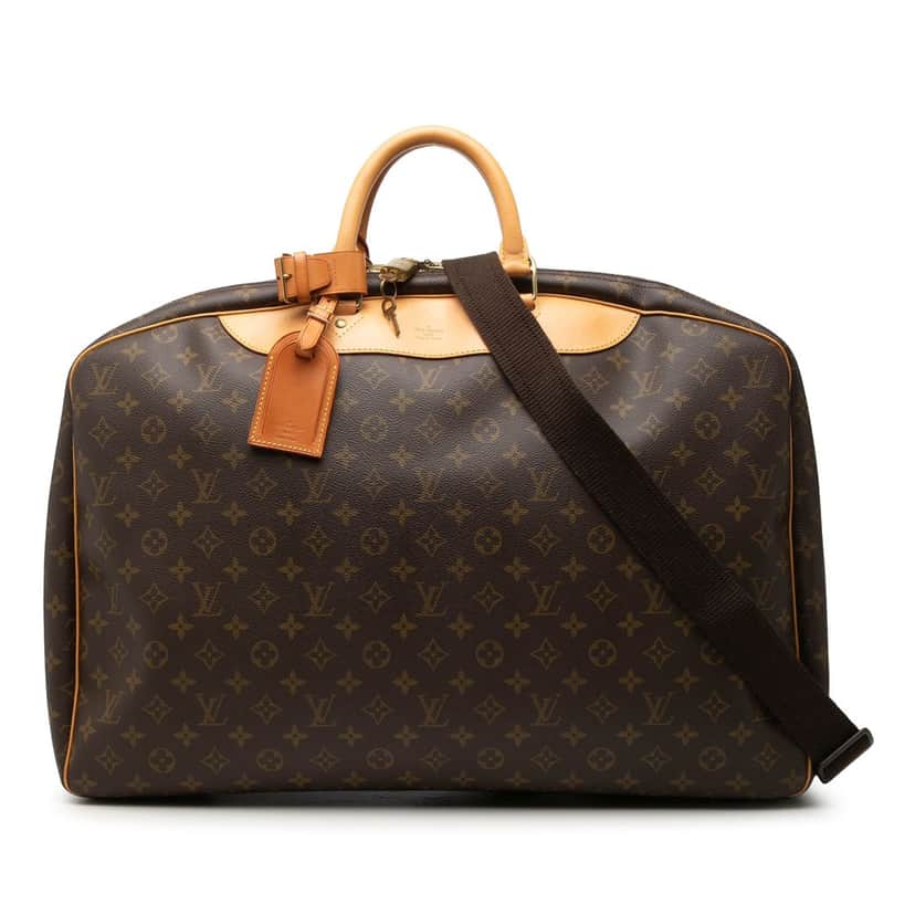 Louis Vuitton Monogram Alize 2 Poches Brown Very good condition - Front View