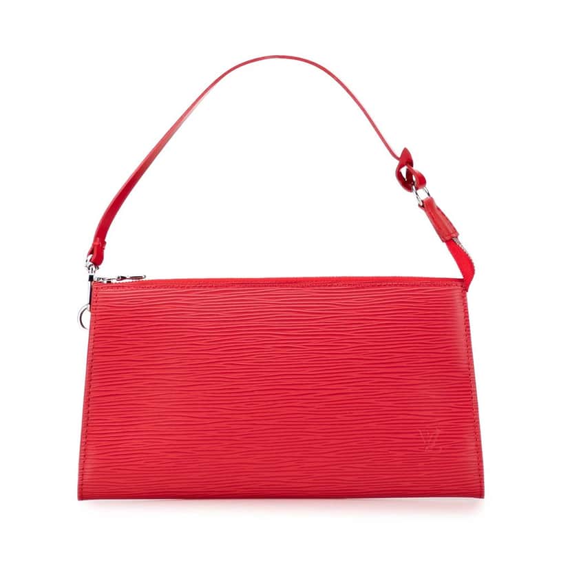 Louis Vuitton Epi Pochette Accessoires Red Leather Very good condition - Front View