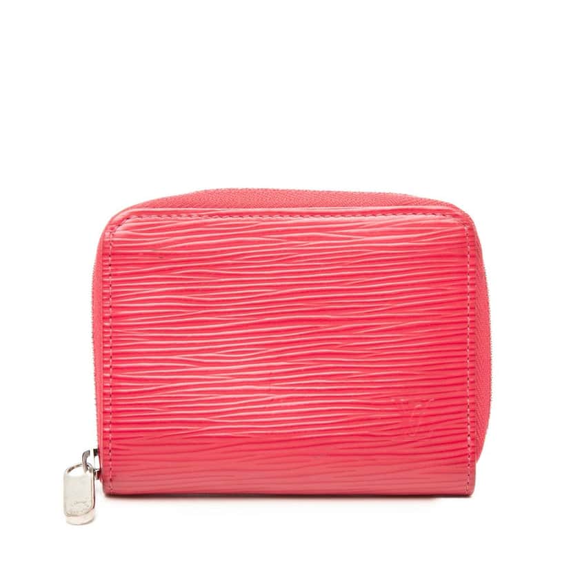 Louis Vuitton Epi Zippy Coin Purse Pink Leather Very good condition - Front View