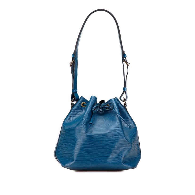 Louis Vuitton Epi Petit Noe Blue Leather Very good condition - Front View