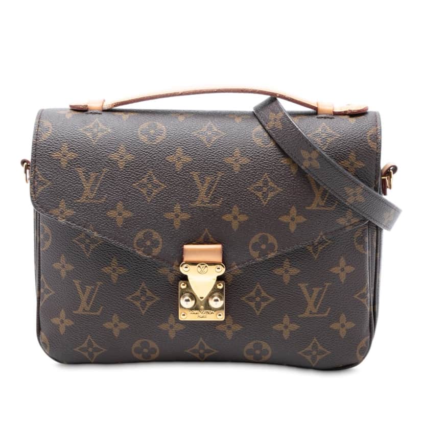 Louis Vuitton Monogram Pochette Metis Brown Very good condition - Front View