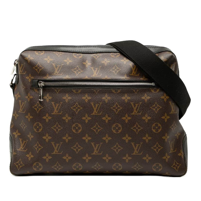 Louis Vuitton Monogram Macassar Torres Messenger Bag Brown Very good condition - Front View