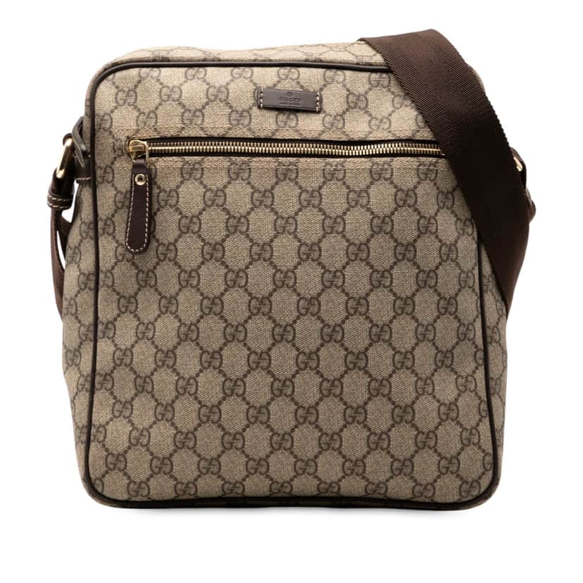 Gucci GG Supreme Crossbody Beige Very good condition - Front View