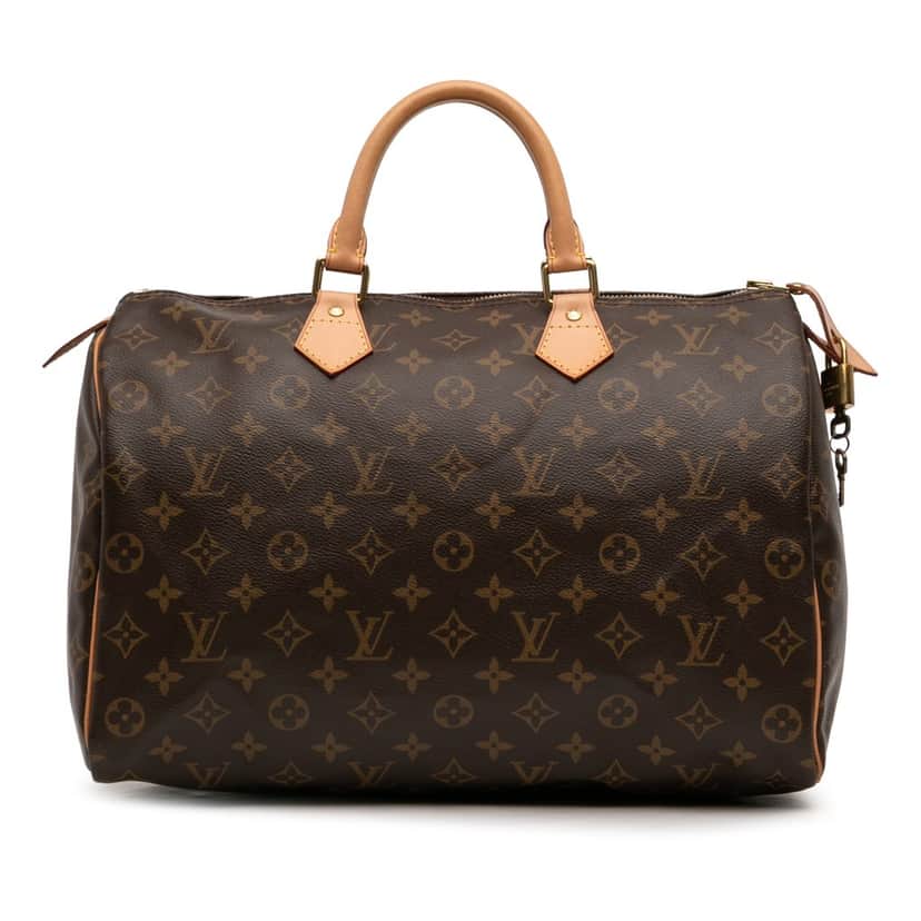 Louis Vuitton Monogram Speedy 35 Brown Very good condition - Front View