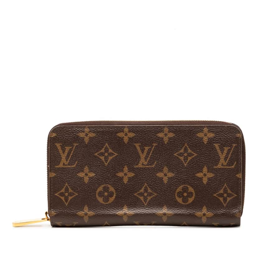 Louis Vuitton Monogram Zippy Long Wallet Brown Very good condition - Front View