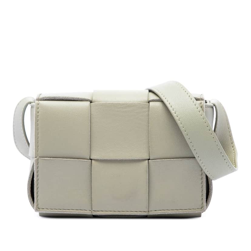 Bottega Veneta Candy Nappa Intrecciato Cassette Crossbody Other Leather Very good condition - Front View