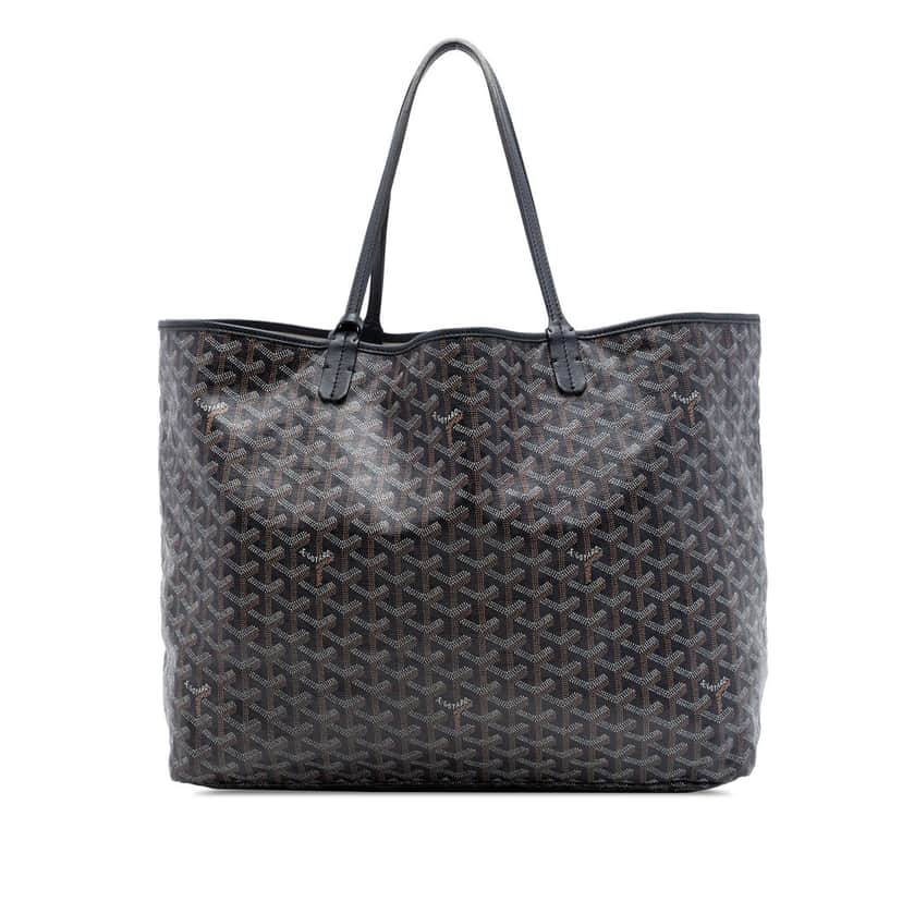Goyard Goyardine Saint Louis GM Black Very good condition - Front View