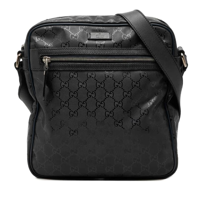 Gucci GG Imprime Crossbody Black Very good condition - Front View