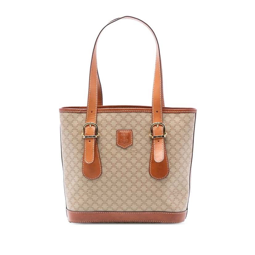 Celine Macadam Coated Canvas Tote