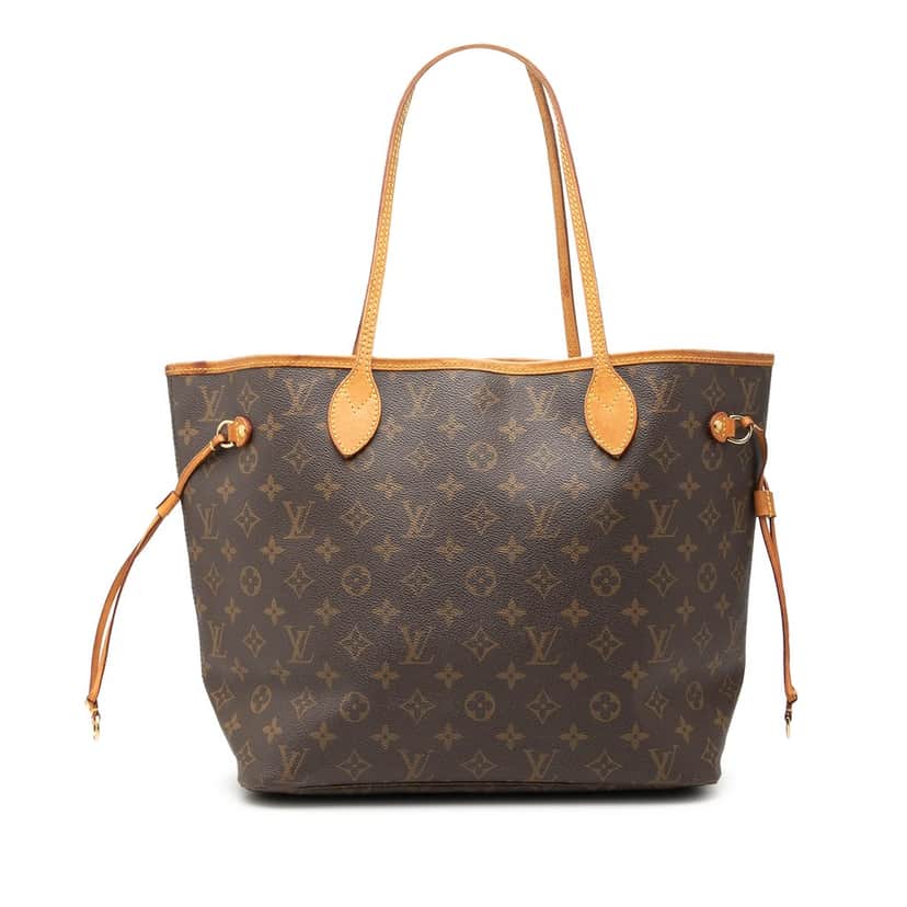 Louis Vuitton Monogram Neverfull MM Brown Very good condition - Front View