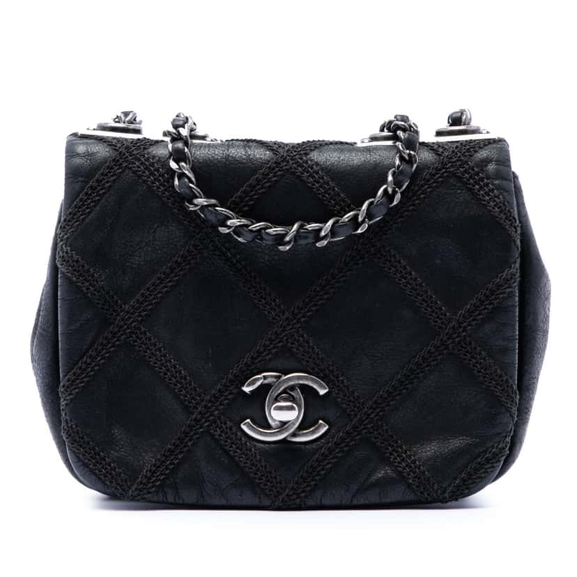 Chanel Mini CC Iridescent Calfskin Diamond Stitch Flap