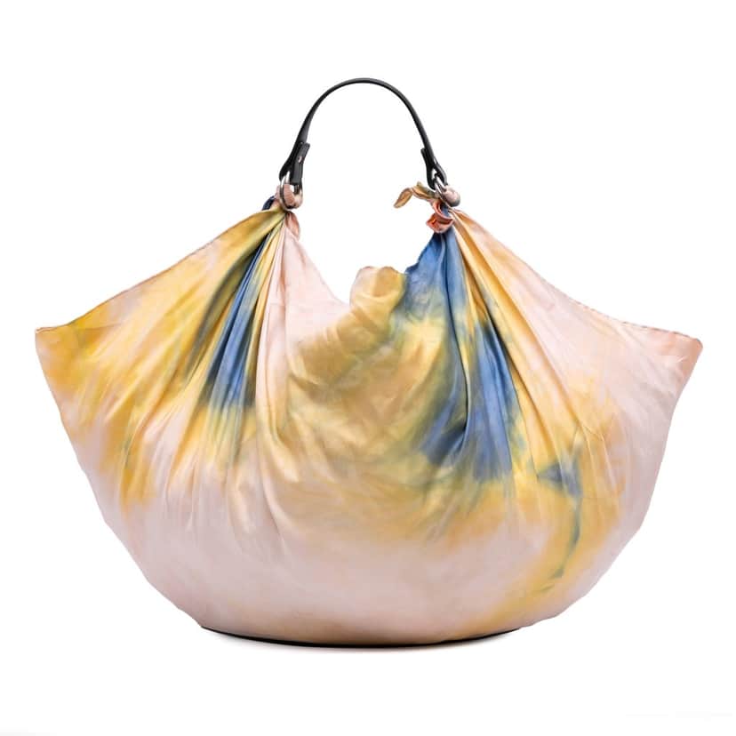 Celine Silk Scarf Bag Pink Very good condition - Front View