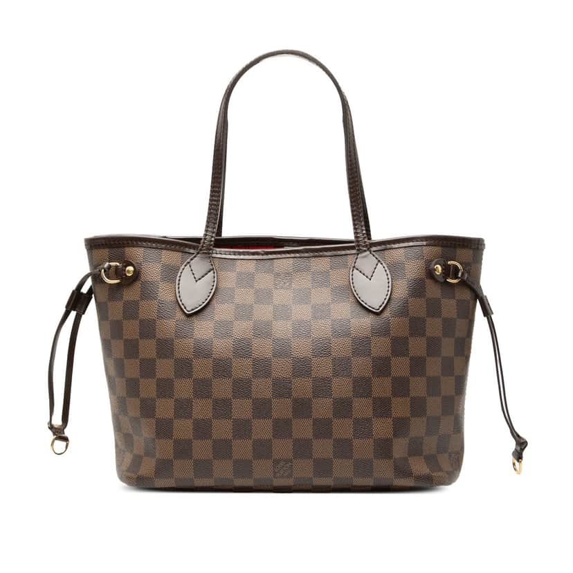 Louis Vuitton Damier Ebene Neverfull PM Brown Very good condition - Front View