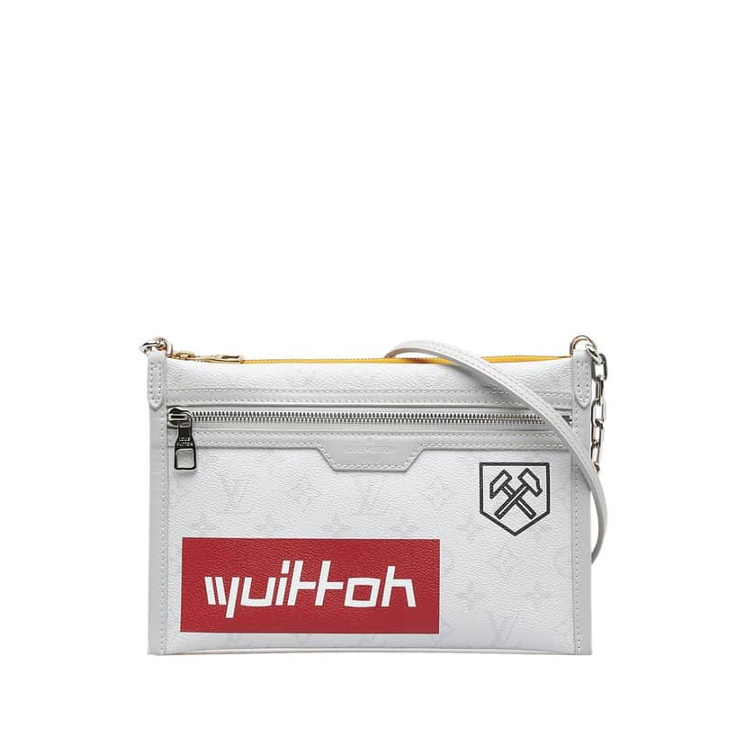 Louis Vuitton Monogram Antartica Double Flat Messenger Other Very good condition - Front View