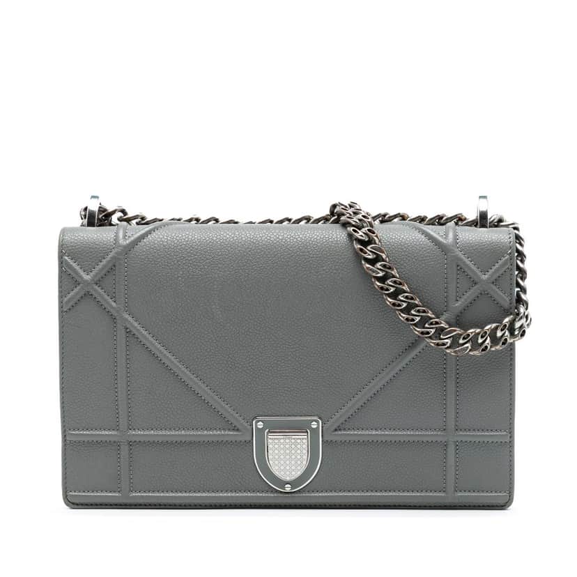 Dior Medium Grained Calfskin Diorama Flap Other Leather Good condition - Front View