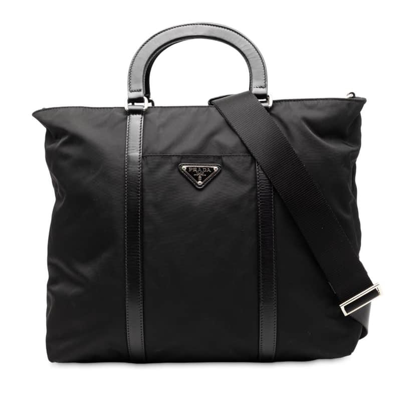 Prada Tessuto Satchel Black Very good condition - Front View
