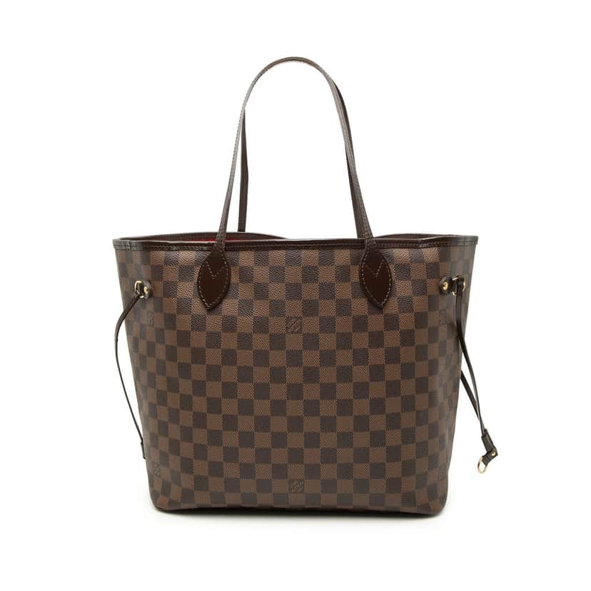 Louis Vuitton Damier Ebene Neverfull MM Brown Very good condition - Front View