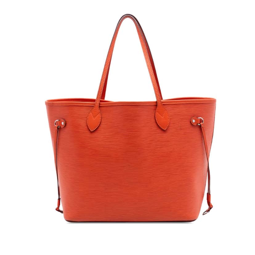 Louis Vuitton Epi Neverfull MM Orange Leather Very good condition - Front View