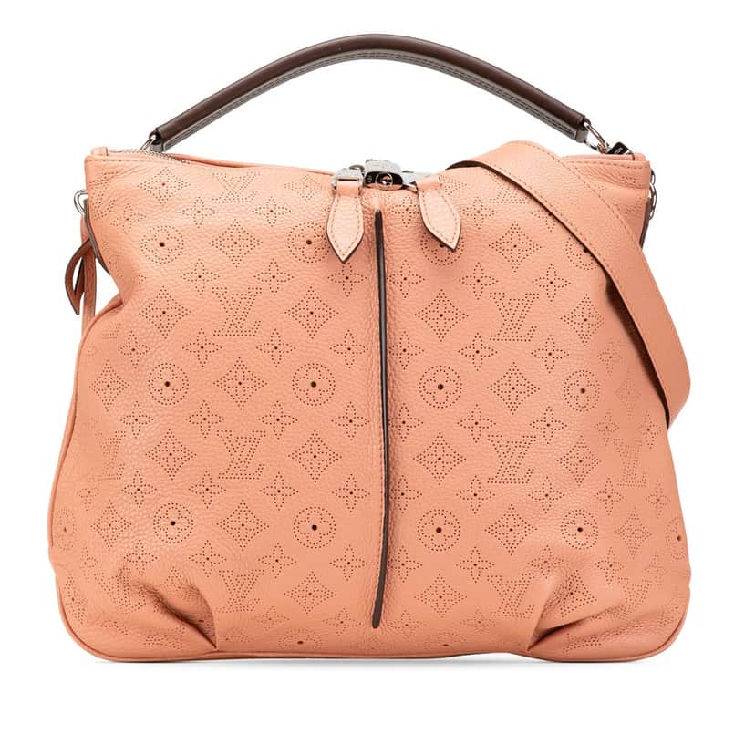 Louis Vuitton Monogram Mahina Selene PM Pink Leather Very good condition - Front View