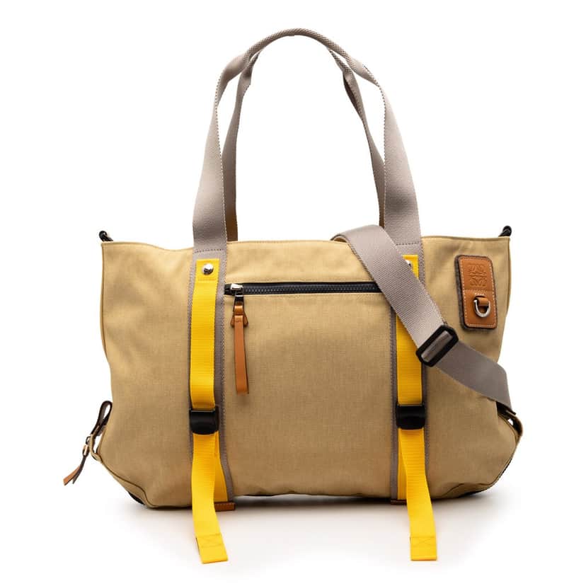 Loewe Canvas Eye Nature Tote Beige Very good condition - Front View
