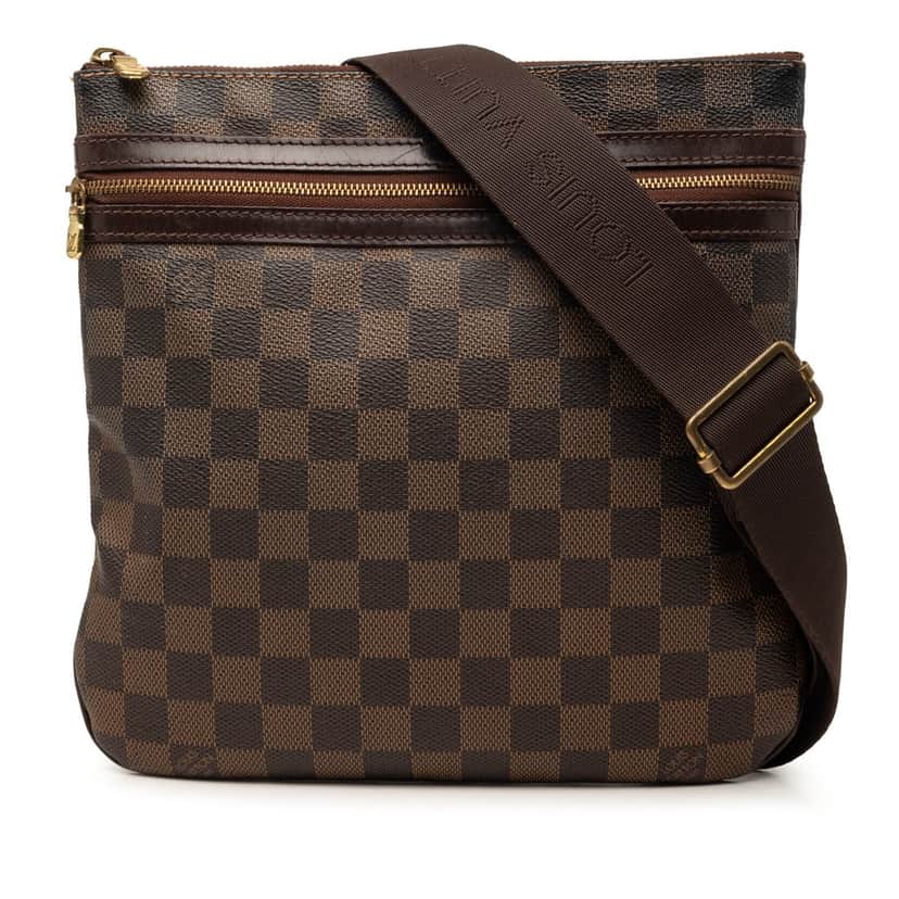 Louis Vuitton Damier Ebene Bosphore Pochette Brown Good condition - Front View