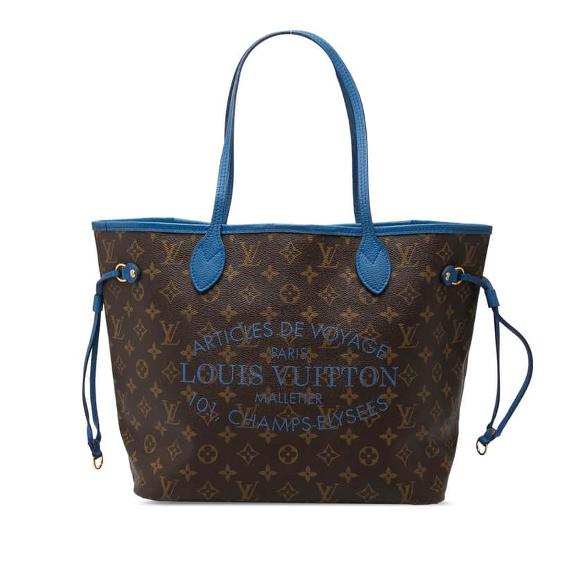 Louis Vuitton Monogram Ikat Neverfull MM Brown Very good condition - Front View