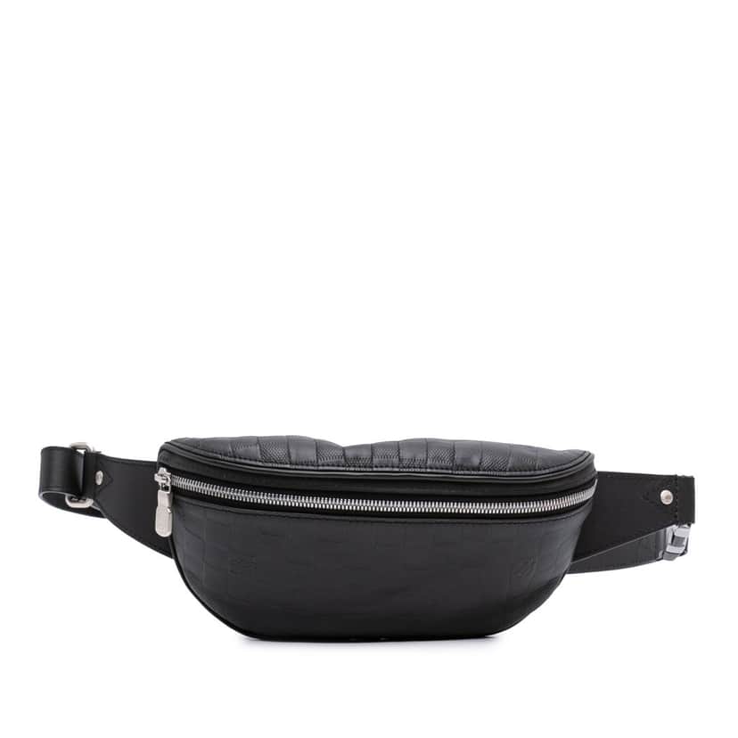 Louis Vuitton Damier Infini Campus Bumbag Black Leather Very good condition - Front View