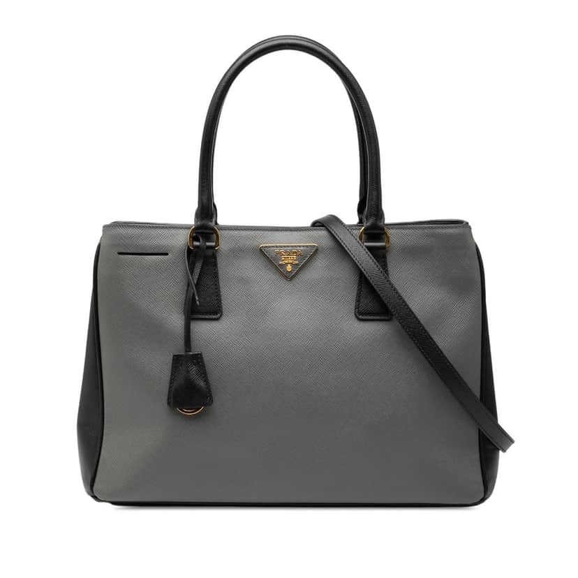 Prada Medium Bicolor Saffiano Lux Galleria Satchel Other Leather Very good condition - Front View