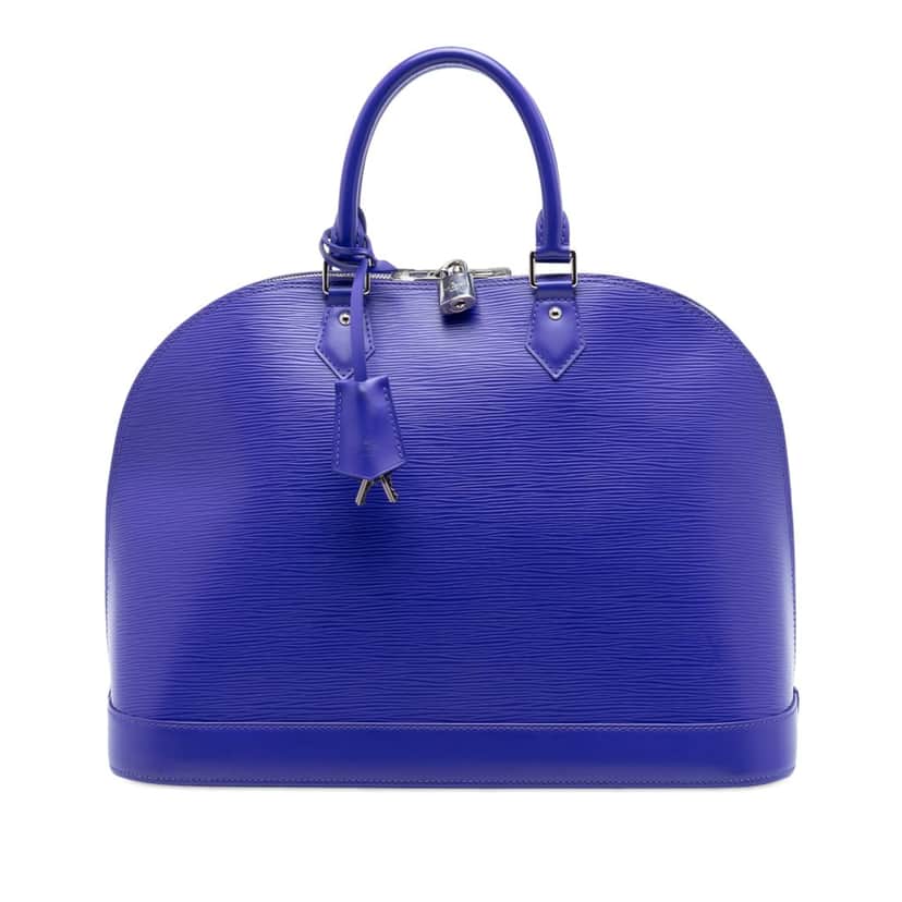 Louis Vuitton Epi Alma GM Purple Leather Very good condition - Front View